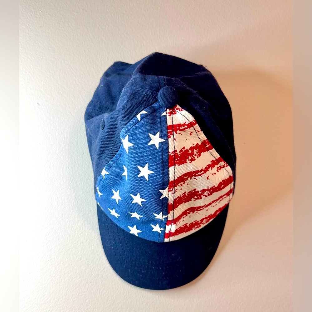 Patriotic Red White & Blue Star Hat for Toddlers